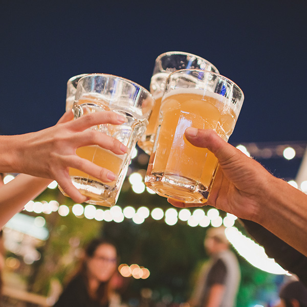 夜ビアガーデン