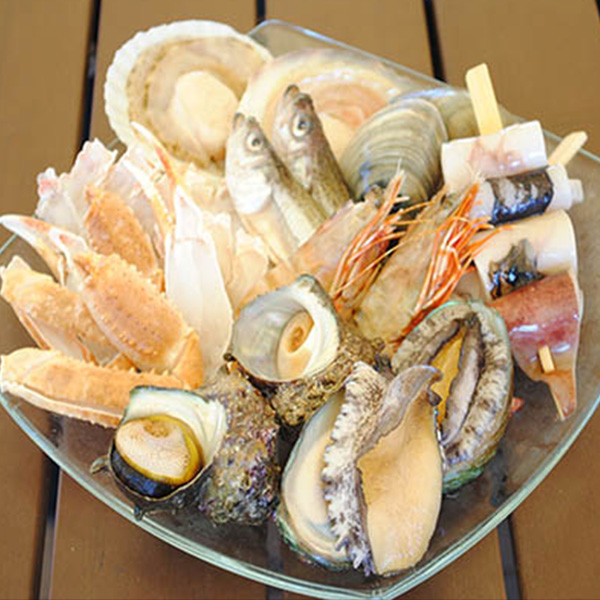 活け海鮮BBQセット 2,900円/1人前